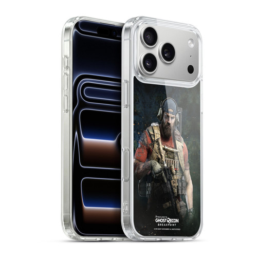 Tom Clancy's Ghost Recon Breakpoint Character Art Logo Soft Gel Case for Apple iPhone 17 Pro Max