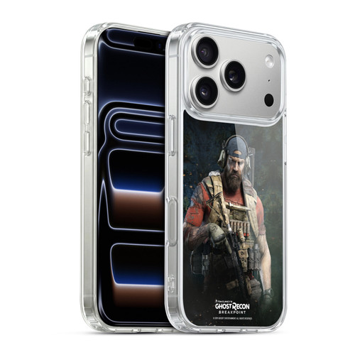 Tom Clancy's Ghost Recon Breakpoint Character Art Logo Soft Gel Case for Apple iPhone 17 Pro