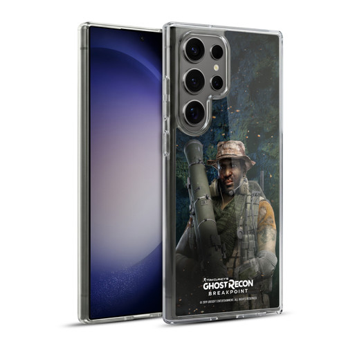 Tom Clancy's Ghost Recon Breakpoint Character Art Fixit Soft Gel Case for Samsung Galaxy S23 Ultra 5G & MagSafe