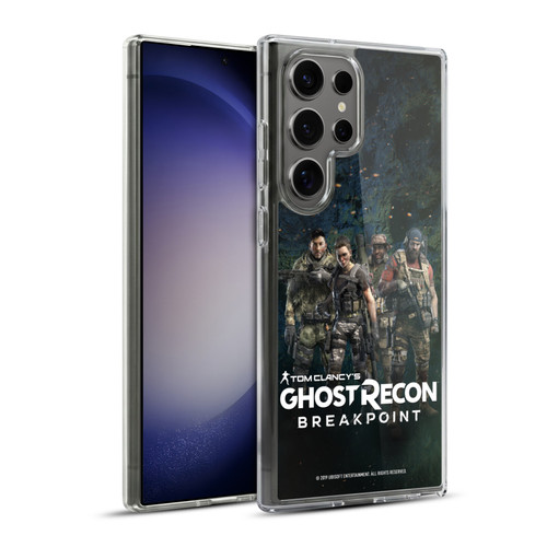 Tom Clancy's Ghost Recon Breakpoint Character Art The Ghosts Soft Gel Case for Samsung Galaxy S23 Ultra 5G & MagSafe