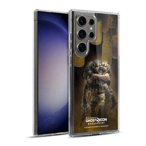 Tom Clancy's Ghost Recon Breakpoint Character Art Poster Soft Gel Case for Samsung Galaxy S23 Ultra 5G & MagSafe