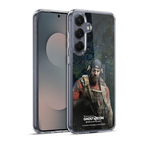 Tom Clancy's Ghost Recon Breakpoint Character Art Logo Soft Gel Case for Samsung Galaxy S25+ & MagSafe