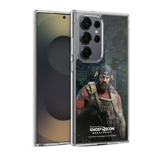 Tom Clancy's Ghost Recon Breakpoint Character Art Logo Soft Gel Case for Samsung Galaxy S25 Ultra & MagSafe