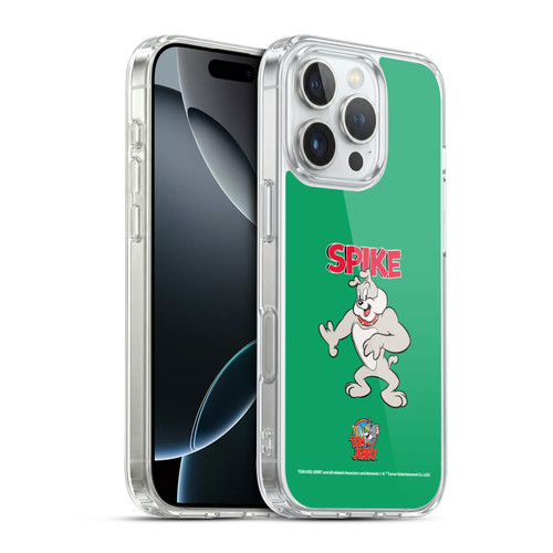 Tom and Jerry Characters Spike Soft Gel Case for Apple iPhone 16 Pro & MagSafe