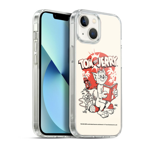 Tom and Jerry Illustration Fireworks Prank Soft Gel Case for Apple iPhone 13