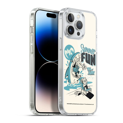 Tom and Jerry Illustration Summer Fun Soft Gel Case for Apple iPhone 13 Pro Max & MagSafe