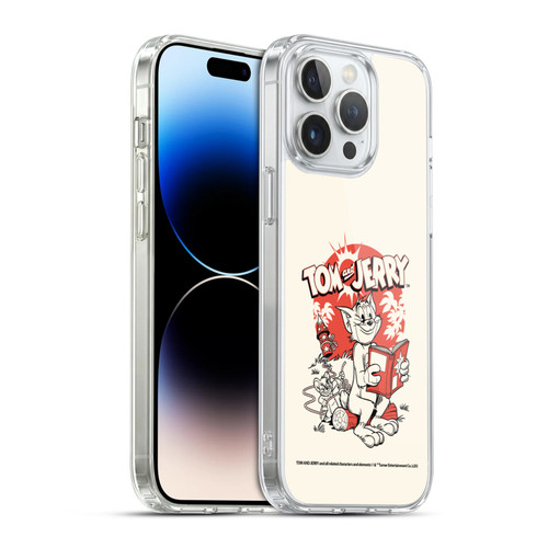 Tom and Jerry Illustration Fireworks Prank Soft Gel Case for Apple iPhone 14 Pro Max & MagSafe