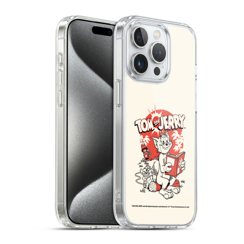 Tom and Jerry Illustration Fireworks Prank Soft Gel Case for Apple iPhone 15 Pro & MagSafe