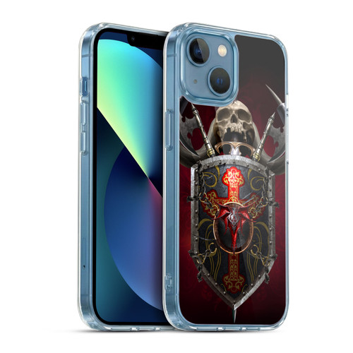 Tom Wood Fantasy Dragon Shield Soft Gel Case for Apple iPhone 13 Mini & MagSafe