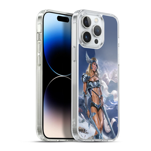 Tom Wood Fantasy Women Warrior Soft Gel Case for Apple iPhone 13 Pro Max & MagSafe
