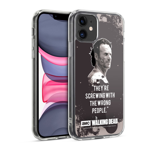 AMC The Walking Dead Quotes Rick Trap Soft Gel Case for Apple iPhone 11