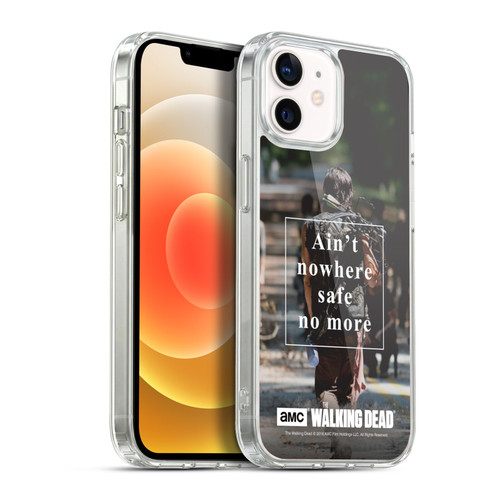 AMC The Walking Dead Quotes Daryl Nowhere Safe Soft Gel Case for Apple iPhone 12 / iPhone 12 Pro & MagSafe