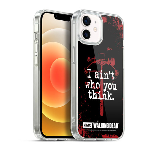 AMC The Walking Dead Quotes Daryl Think Soft Gel Case for Apple iPhone 12 / iPhone 12 Pro & MagSafe
