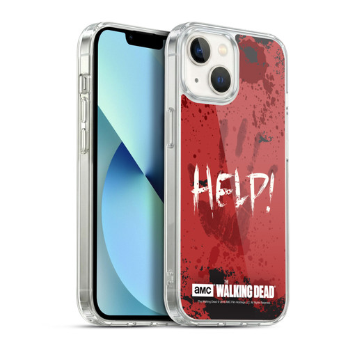 AMC The Walking Dead Quotes Help Soft Gel Case for Apple iPhone 13