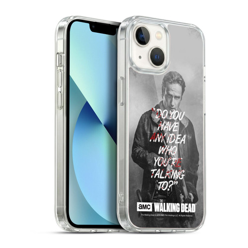 AMC The Walking Dead Quotes Rick Talk Soft Gel Case for Apple iPhone 13
