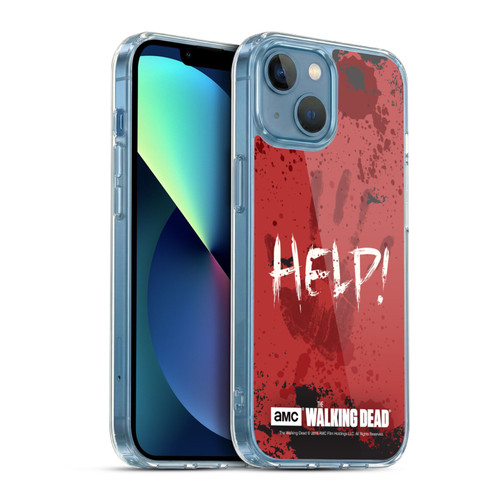 AMC The Walking Dead Quotes Help Soft Gel Case for Apple iPhone 13 Mini & MagSafe