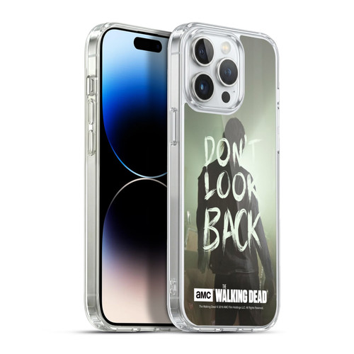 AMC The Walking Dead Quotes Dont Look Back Soft Gel Case for Apple iPhone 13 Pro Max & MagSafe