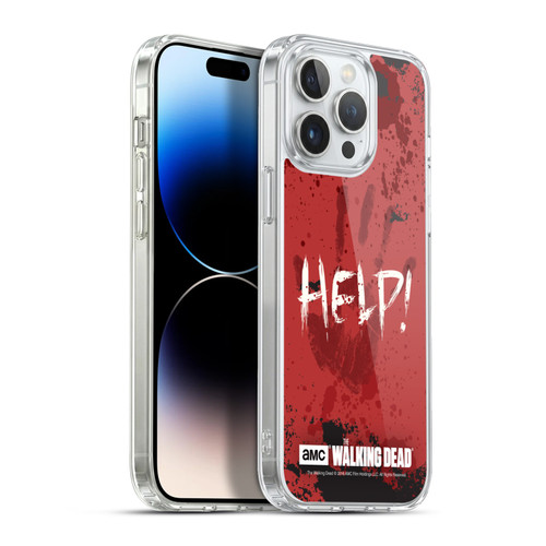 AMC The Walking Dead Quotes Help Soft Gel Case for Apple iPhone 13 Pro Max & MagSafe