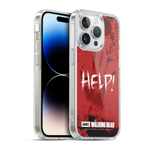 AMC The Walking Dead Quotes Help Soft Gel Case for Apple iPhone 13 Pro & MagSafe