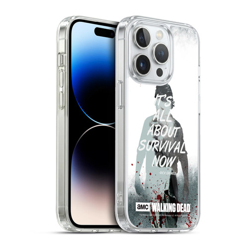 AMC The Walking Dead Quotes Rick Survival Soft Gel Case for Apple iPhone 13 Pro & MagSafe