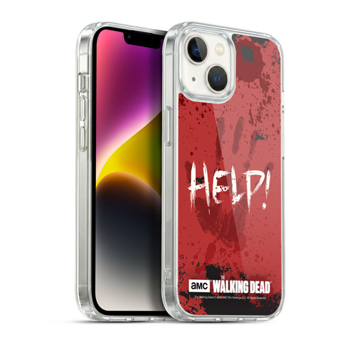 AMC The Walking Dead Quotes Help Soft Gel Case for Apple iPhone 14
