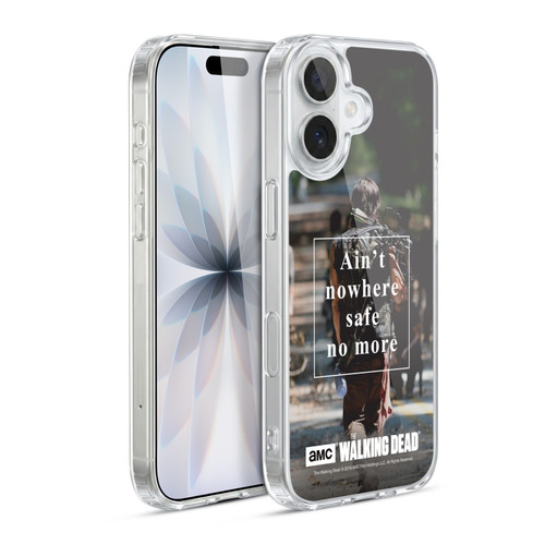 AMC The Walking Dead Quotes Daryl Nowhere Safe Soft Gel Case for Apple iPhone 17