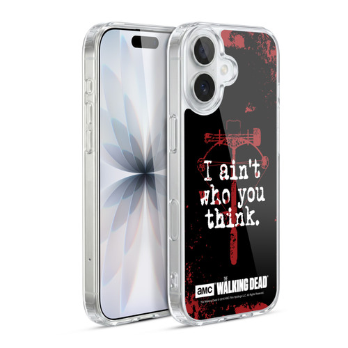AMC The Walking Dead Quotes Daryl Think Soft Gel Case for Apple iPhone 17