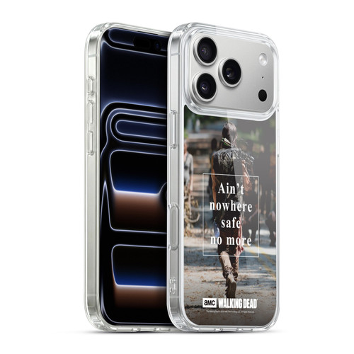 AMC The Walking Dead Quotes Daryl Nowhere Safe Soft Gel Case for Apple iPhone 17 Pro Max