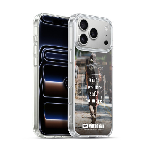 AMC The Walking Dead Quotes Daryl Nowhere Safe Soft Gel Case for Apple iPhone 17 Pro Max