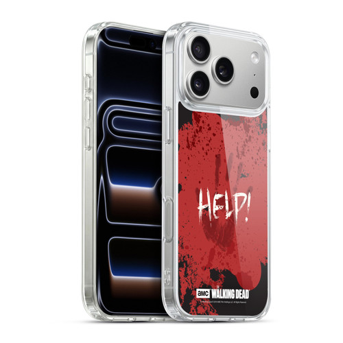 AMC The Walking Dead Quotes Help Soft Gel Case for Apple iPhone 17 Pro Max