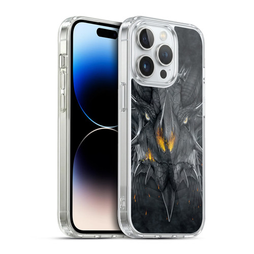 Vincent Hie Big Face Animals Dragon Soft Gel Case for Apple iPhone 13 Pro & MagSafe