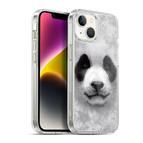 Vincent Hie Big Face Animals Panda Soft Gel Case for Apple iPhone 14