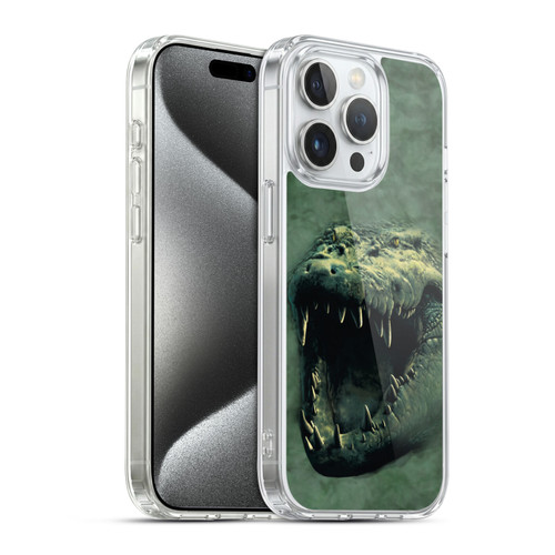 Vincent Hie Big Face Animals Alligator Soft Gel Case for Apple iPhone 15 Pro & MagSafe