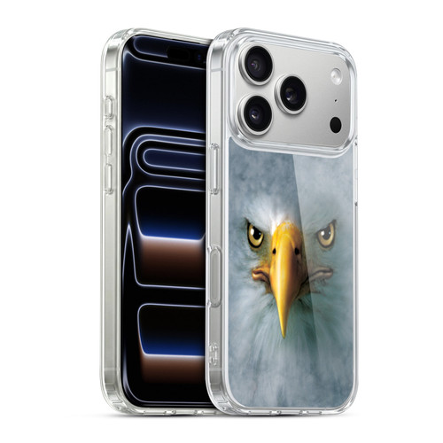 Vincent Hie Big Face Animals Eagle Soft Gel Case for Apple iPhone 17 Pro