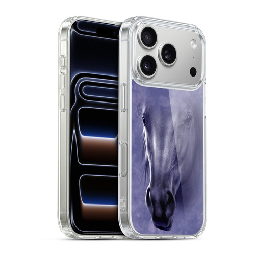Vincent Hie Big Face Animals Horse Soft Gel Case for Apple iPhone 17 Pro