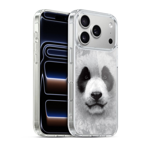 Vincent Hie Big Face Animals Panda Soft Gel Case for Apple iPhone 17 Pro