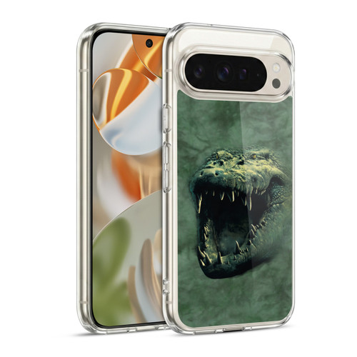 Vincent Hie Big Face Animals Alligator Soft Gel Case for Google Pixel 9 / Pixel 9 Pro