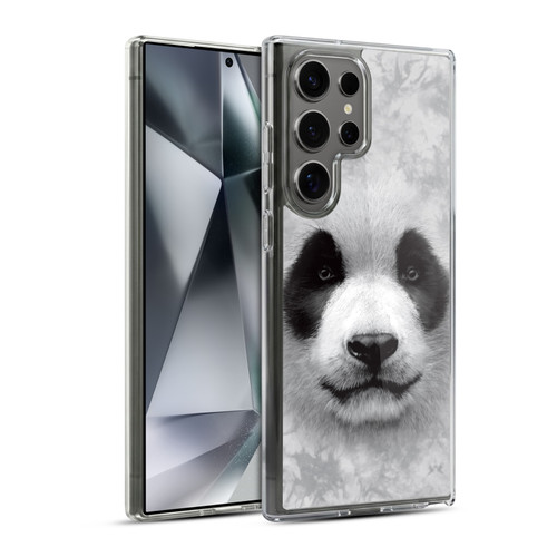 Vincent Hie Big Face Animals Panda Soft Gel Case for Samsung Galaxy S24 Ultra 5G & MagSafe