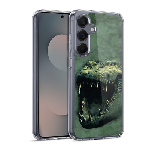Vincent Hie Big Face Animals Alligator Soft Gel Case for Samsung Galaxy S25 & MagSafe