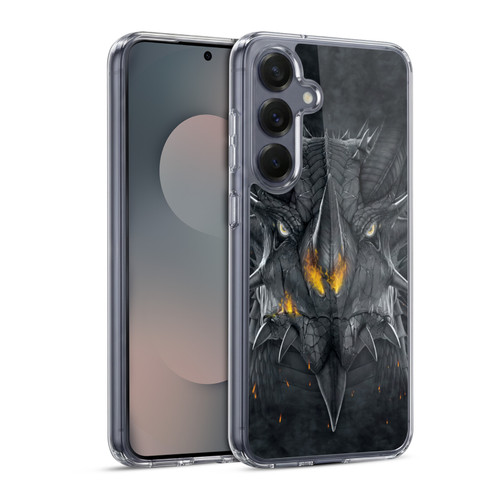Vincent Hie Big Face Animals Dragon Soft Gel Case for Samsung Galaxy S25 & MagSafe