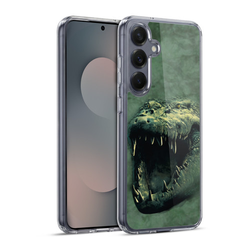 Vincent Hie Big Face Animals Alligator Soft Gel Case for Samsung Galaxy S25+ & MagSafe