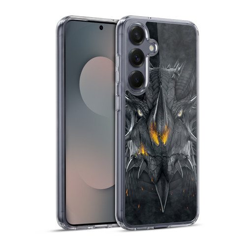 Vincent Hie Big Face Animals Dragon Soft Gel Case for Samsung Galaxy S25+ & MagSafe