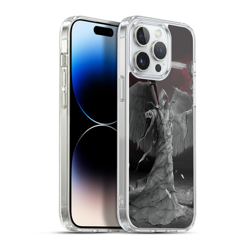 Vincent Hie Skulls Time Is Up Soft Gel Case for Apple iPhone 13 Pro Max & MagSafe