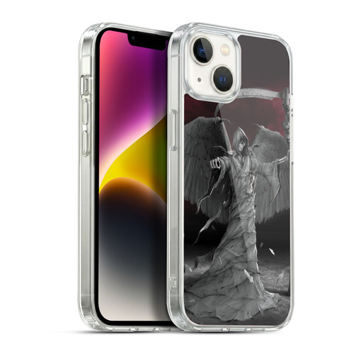 Vincent Hie Skulls Time Is Up Soft Gel Case for Apple iPhone 14 Plus & MagSafe