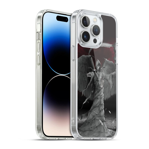 Vincent Hie Skulls Time Is Up Soft Gel Case for Apple iPhone 14 Pro Max & MagSafe