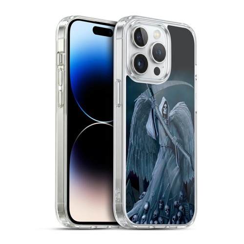 Vincent Hie Skulls Death On A Hold Soft Gel Case for Apple iPhone 14 Pro & MagSafe