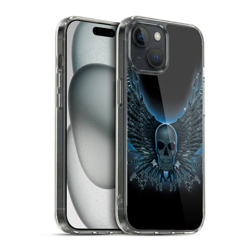 Vincent Hie Skulls Strings Soft Gel Case for Apple iPhone 15 & MagSafe