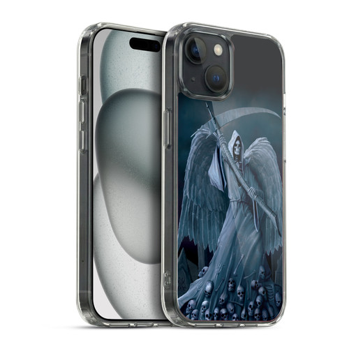 Vincent Hie Skulls Death On A Hold Soft Gel Case for Apple iPhone 15 Plus & MagSafe