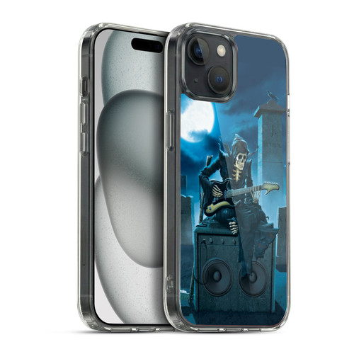 Vincent Hie Skulls Tribute Soft Gel Case for Apple iPhone 15 Plus & MagSafe