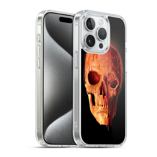 Vincent Hie Skulls Skull Soft Gel Case for Apple iPhone 15 Pro & MagSafe
